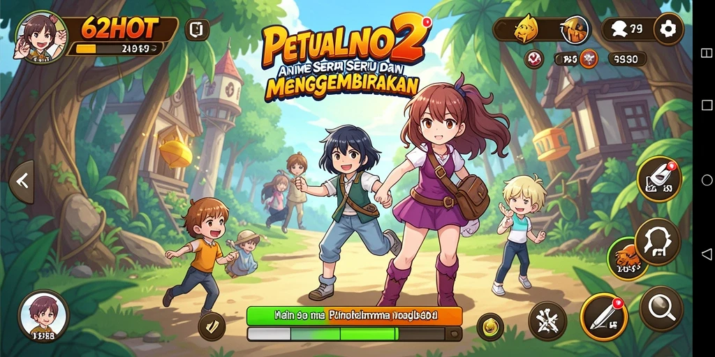 Screeenshot 62HOT menampilkan aksi tempur yang seru dan karakter-karakter yang menawan.