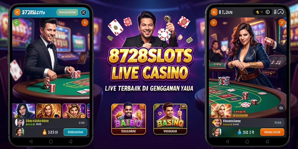 Gameplay Live Casino yang mendebarkan di dalam 8728SLOTS.