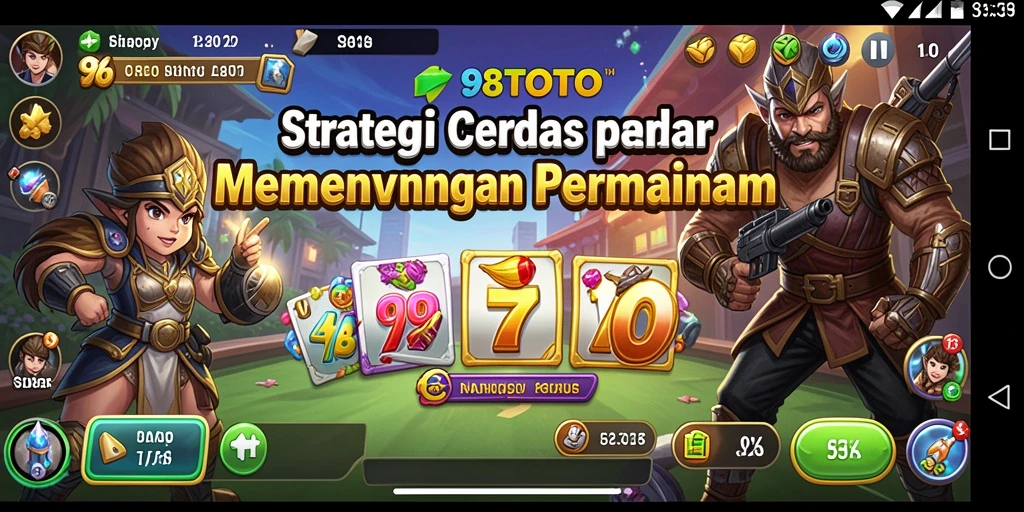 Tangkapan layar gameplay 98TOTO yang menonjolkan strategi pertempuran.