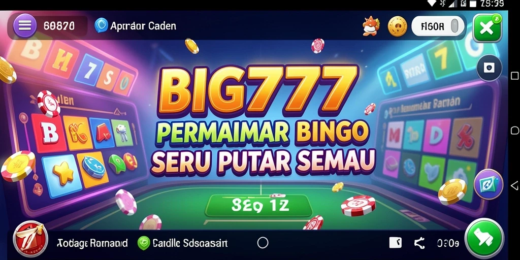 Tampilan seru gameplay Bingo di BIG777 yang menegangkan.