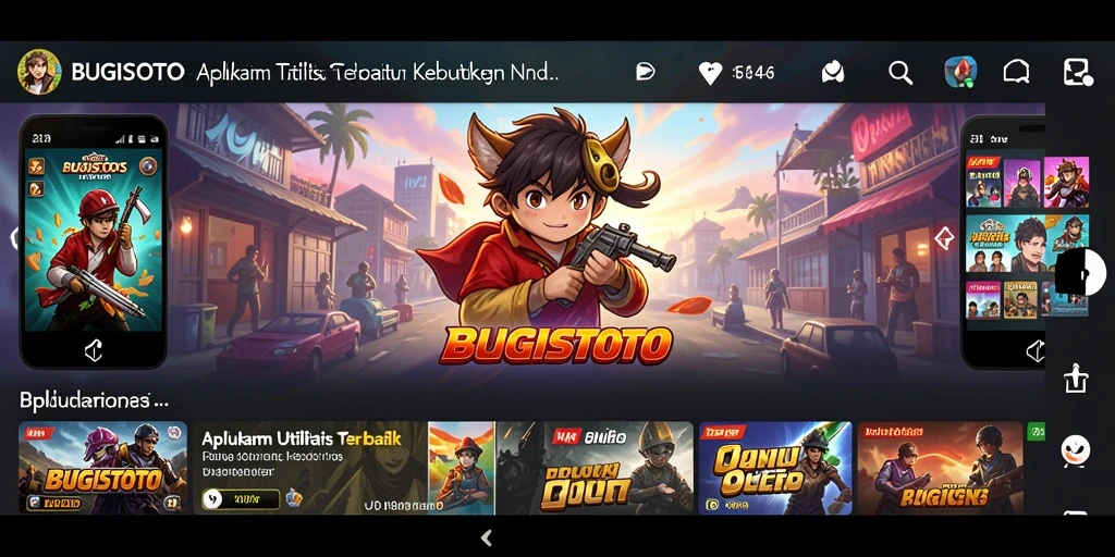 Tampilan antarmuka sederhana dan fungsional dari BUGISTOTO.
