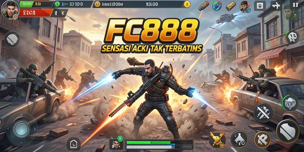 Tampilan gameplay menarik dari FC888 dengan aksi yang mengasyikkan.