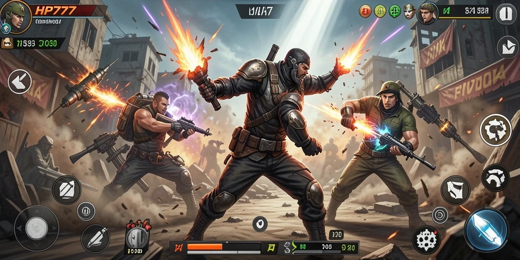 Tampilan gameplay HP777 yang mendebarkan dan penuh aksi.