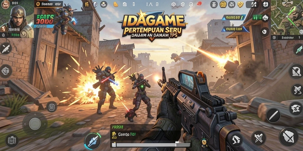 Gameplay intens dan seru dalam IDAGAME dengan grafis menakjubkan.