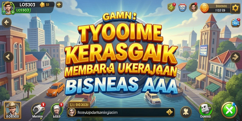 Menggambarkan gameplay Tycoon yang menarik dan interaktif.