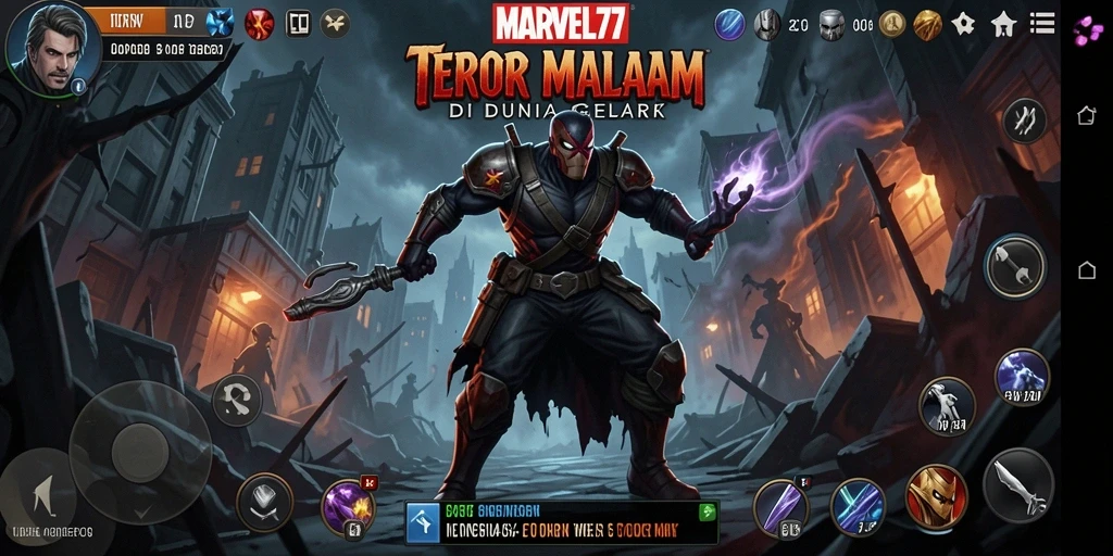 Tangkapan layar menampilkan momen mencekam dalam gameplay Horror.
