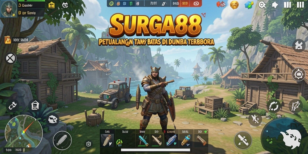 Gameplay SURGA88 menampilkan petualangan yang mendebarkan di dunia terbuka.