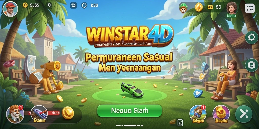 Tampilan gameplay menarik dari WINSTAR4D yang penuh tantangan.